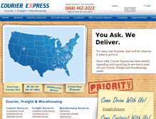 Tablet Screenshot of courierexpress.net